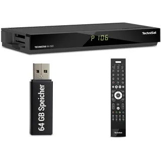 TechniSat TECHNISTAR K4 ISIO - Kabelreceiver Quattro-Tuner inkl 64GB USB Stick bis zu 11h HD TV Aufnahme - HDTV HDMI Internetfunkion DVB-IP-Multicast