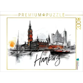 CALVENDO Puzzle CALVENDO Puzzle Hamburg, 2000 Teile Lege-Größe 90x67cm Foto-Puzzle fü, 2000 Puzzleteile