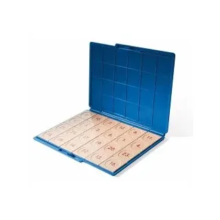 LÜK. Kontrollgerät blau mit 24 Aufgabenplättchen (kompakt) Neuere Kompaktversion