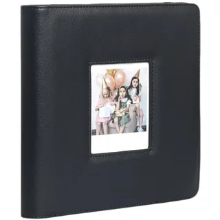 Fotoalbum mit 288 Taschen, kompatibel mit Fujifilm Instax Wide EVO/400/300/210/200 Kamera, für Polaroid 600/i-Type/SX-70 Filme, für 10,8 x 8,9 cm große Bilder (schwarz)