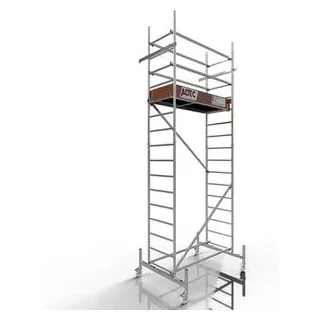 Altec Gerüst Rollfix 500, Arbeitshöhe 5m, Standardtraverse mit Ø 125mm Rollen