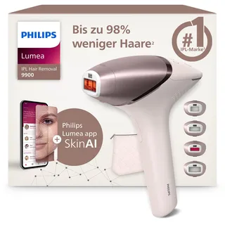 Philips Lumea IPL 9900 Series - IPL Haarentfernungsgerät mit SenseIQ - BRI951/00