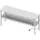 2-etagig 1100x300x700 mm mit Keramik-Infrarot-Strahlern