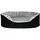 Bett L 110 92 grau/schwarz