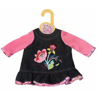 Zapf Dolly Moda Jeans Kleid Blumen 43