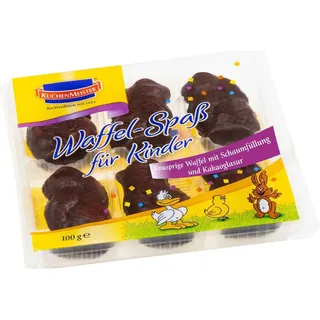 Kuchenmeister Waffelspass Ostern mit Schaumfüllung Packung 100g