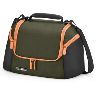 Kato Tirrinia Kühltasche Klein 10L für Flaschen, Camping Kühlbox Auto Kühltaschen Kühlrucksack Picknicktasche Herren Damen, Waterproof Coating Beach Cooler Bag Lunchtasche Isolierte Arbeit, Armeegrün