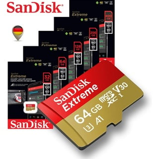 SanDisk Extreme microSDXC UHS-I U3 A2 + SD-Adapter 128 GB