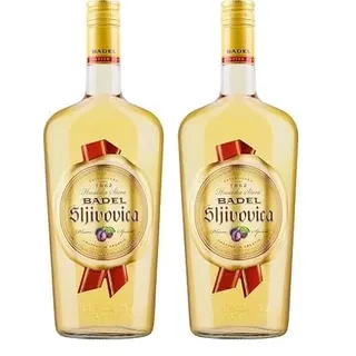 Badel Sljivovica hrvatska stara Rakija - Sliwowitz (Pflaumenbrand/Pflaumenschnaps) 0,5L (Packung mit 2)