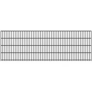 FA-Bausysteme Doppelstabmattenzaun 250 x 83 cm Anthrazit