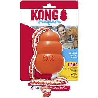Kong Aqua M mit Seil Orange