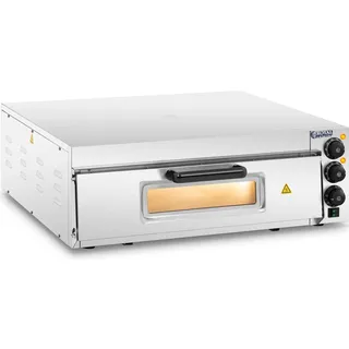 Royal Catering Pizzaofen Pizzaofen Flammkuchenofen Pizza Backofen Glastür -