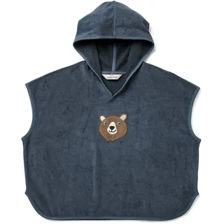 Tchibo - Kinder-Frottierponcho - Baby - Gr. 86/92 - dunkelblau