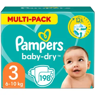 Pampers Baby-Dry Gr. 3 (6-10 kg) 198 St.