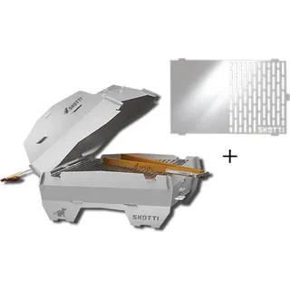 Grill 2.0 inkl. Cap, Plancha und Gasschlauch