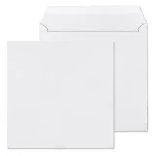 ÖKI quadratische Briefumschläge 22x22 cm 100 g/m2 Weiß 500 St.