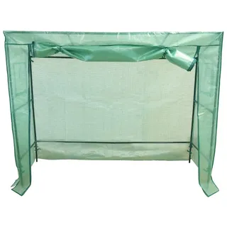 NATIV Robustes Tomatenhaus 200 x 77 cm, 169 cm hoch, Foliengewächshaus mit 2 Fenstern