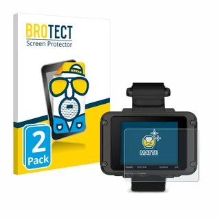 BROTECT Schutzfolie für Garmin Foretrex 801 | 2 Stück Entspiegelnder Displayschutz Made in Germany Matte Displayschutz-Folie Anti-Reflex Anti-Fingerprint Einfache Montage