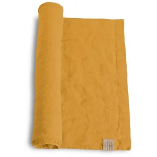 Lovely Linen Tischläufer Linen Lovely Tischläufer Leinen honey 47 x 150 cm, LOVELY 47X150 HONEY L40xB23xH0,5CM bunt|gelb