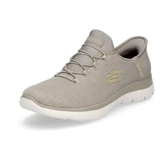 taupe mesh/gold trim 40