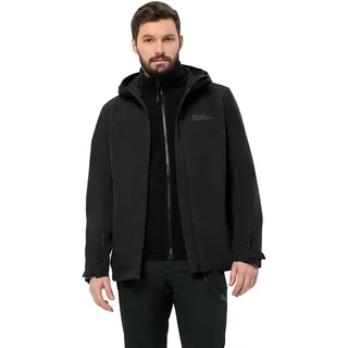 Jack Wolfskin Taubenberg 3in1 Jacke - Black - S