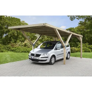 Weka Y-Flachdach Carport 3,00 x 3,62 m kdi