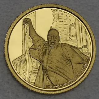 Goldmünze 1/4oz Lord Voldemort 2021 (PP) Harry Potter? Classic (Niue)