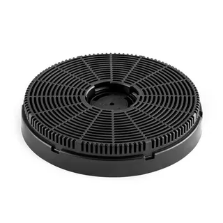 Klarstein Maverick Aktivkohle-Filter für Dunstabzugshauben, 1 x Filter, Ø 15,9 cm, Umluftbetrieb, Zubehör - Schwarz