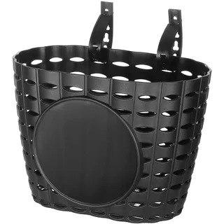 BESPORTBLE Fahrradkorb Aus Kunststoff Abnehmbarer Aufbewahrungskorb Für Kinderfahrräder Schwarz Fahrradkorb Vorne Leicht Zu Montieren Tragen
