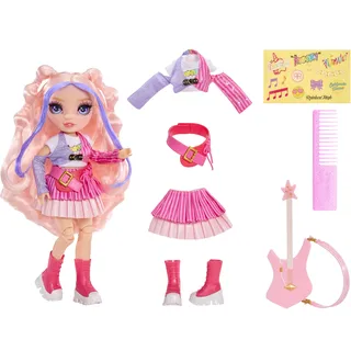 MGA Entertainment Rainbow High Anziehpuppe Bella (Jr High Rockband Fashion Dolls) 27,9 cm