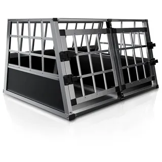 Juskys Aluminium Hundetransportbox