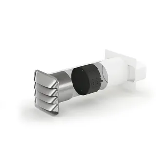 Naber E-Jal Col® 125 Mauerkasten THERMOBOX/Wärmerückhaltesystem/Edelstahl / Ø125mm 4033044