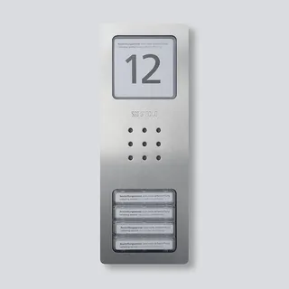 Siedle Gehäuse-Oberteil CA 812-4/CA 850-4 E Silber