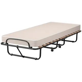 komfotteu Gästebett Klappbett 80 x 190 cm beige