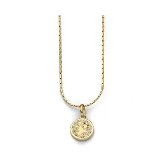 DUR Kette mit Anhänger DUR Schmuck: Kette "Rügen" mit Strandsand, vergoldet, K2861