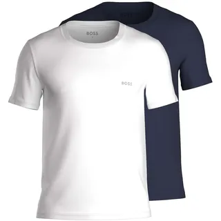 Boss Comfort Kurzarm-T-Shirt 2 Einheiten Open Blue 4XL
