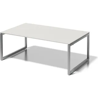 BISLEY Konferenztisch Cito O 2000x740x1200mm silber/grauweiß