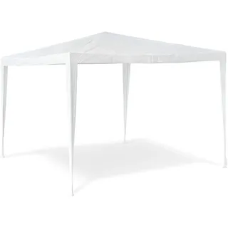 Relaxdays Gartenpavillon 2,5 x 3 m weiß