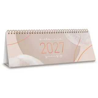 Häfft Tischkalender Soft Beige 2027