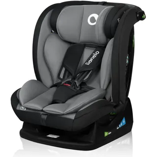 lionelo - Autokindersitz IZZY i-Size 40-150 cm Schwarz/Grau - Grau