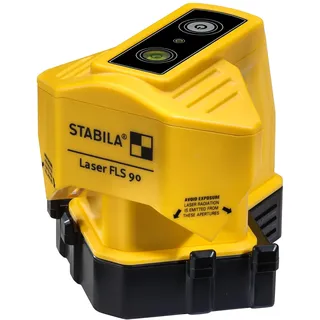Stabila Bodenlinienlaser FLS 90 Reichweite 15 m mit Tasche, Zielplatte
