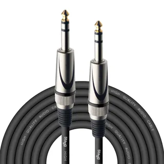 Stagg SAC6PS DL Symmetrisches Stereo-Klinkenkabel 6m/20ft