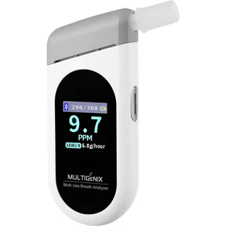 KETOSCAN MultiGenix Ketose-Messgerät - Ketone im Atem messen - Profi-Testgerät für die ketogene Ernährung und Keto-Diät