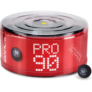 OLIVER Squashball (roter Punkt, mittel) 24er Box