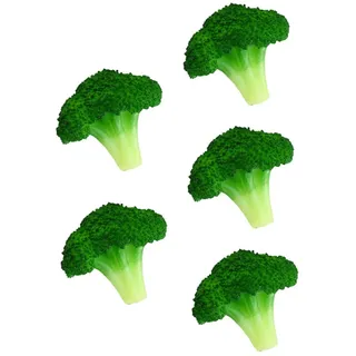 RORPOIR 5stücke Teiliges Künstlicher Brokkoli Dekorationen Realistische Gemüse Modelle Fotorequisiten Für Zuhause Und Geschäfte