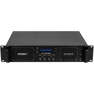 Omnitronic MTC-3204DSP 4-Kanal Endstufe mit DSP | 4-Kanal-PA-Verstärker mit DSP & Schaltnetzteil, 4 x 800 W, 4 x 400 W