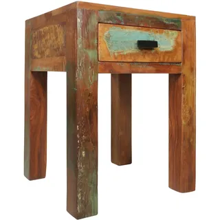 Wohnling Nachtschrank Kalkutta 40 x 40 x 55 cm Braun