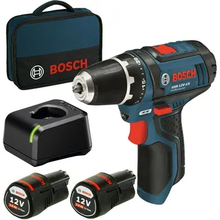 Bosch GSR 12V-15 Professional inkl. 2 x 2 Ah 060186810F