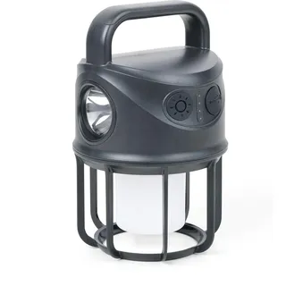 TROIKA Campinglampe und Powerbank NIGHT OWL wiederaufladbar mit drei versch. Leuchtmodi (dimmbar) & Blinkfunktion – kaltweiß, warmweiß, Taschenlampe 4000 mAh Input, 5V Output – Kunststoff