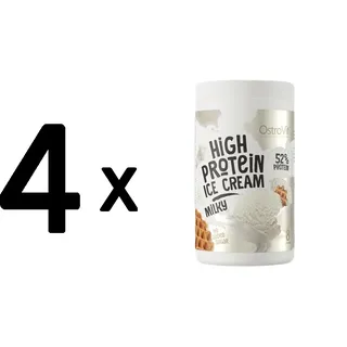 4 x OstroVit High Protein Ice Cream, Milky - 400g (34,34 EUR/kg)